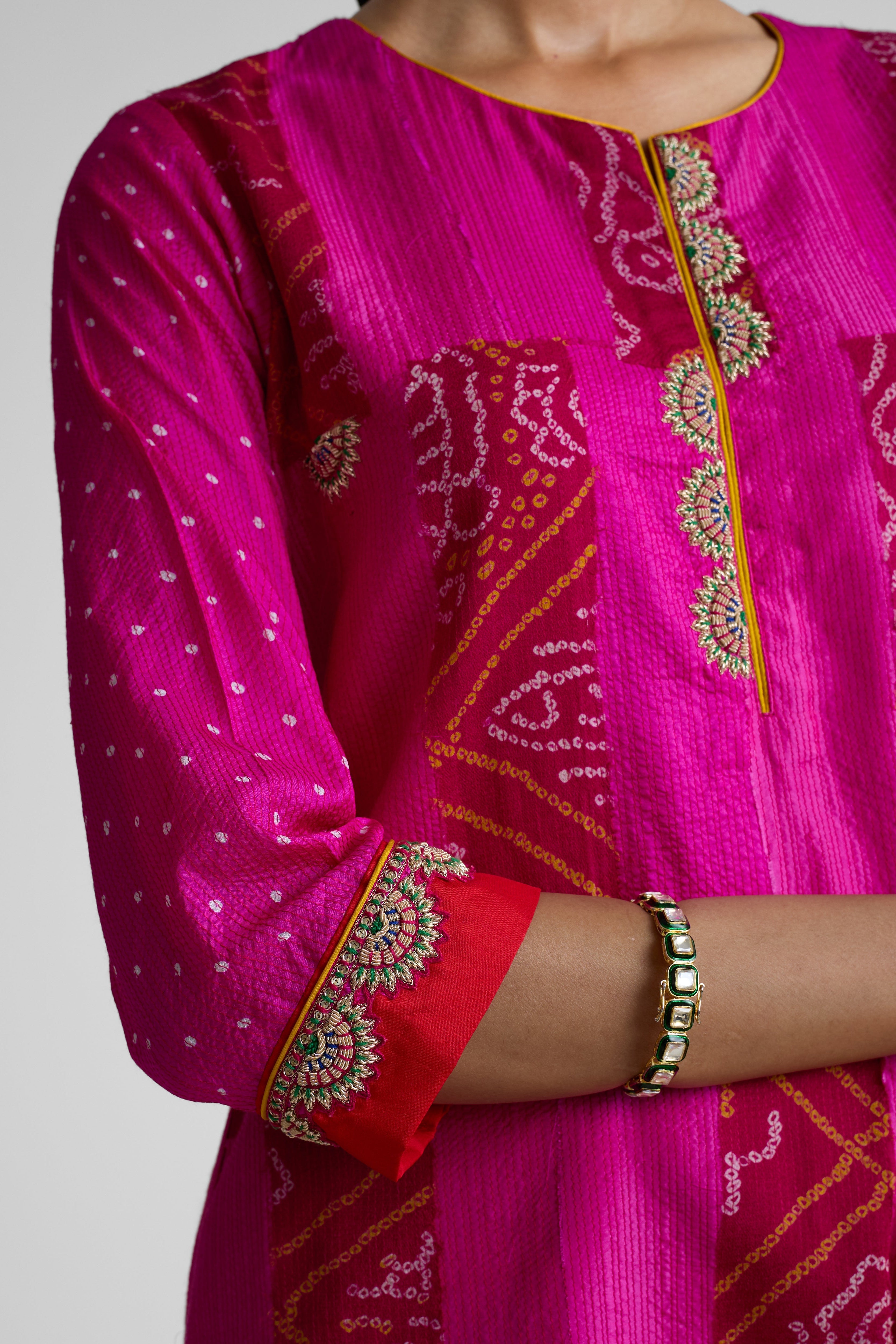 Rectangle Boro Zardozi Suit Set - Rani