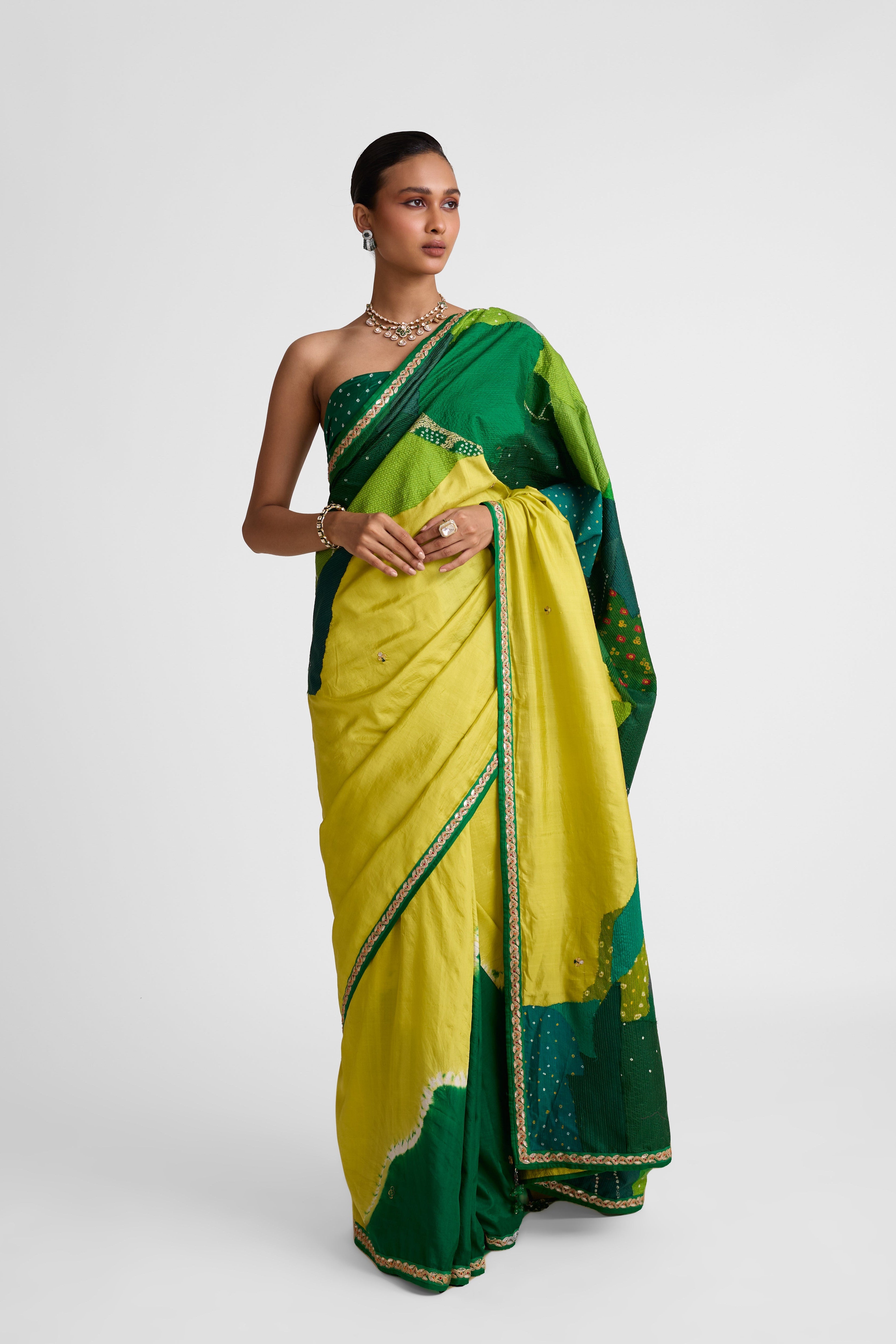 Boro Shibori Silk Saree