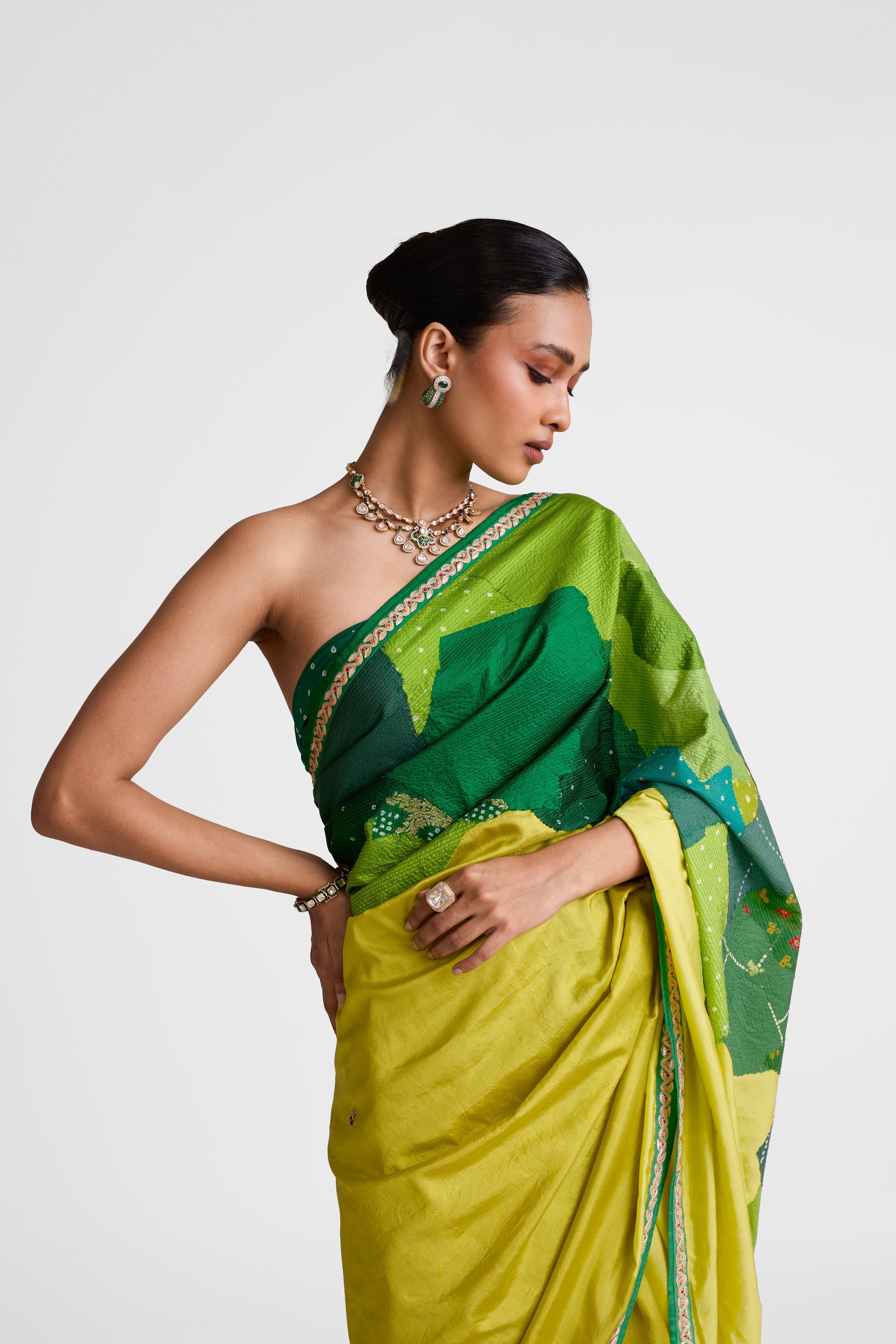 Boro Shibori Silk Saree