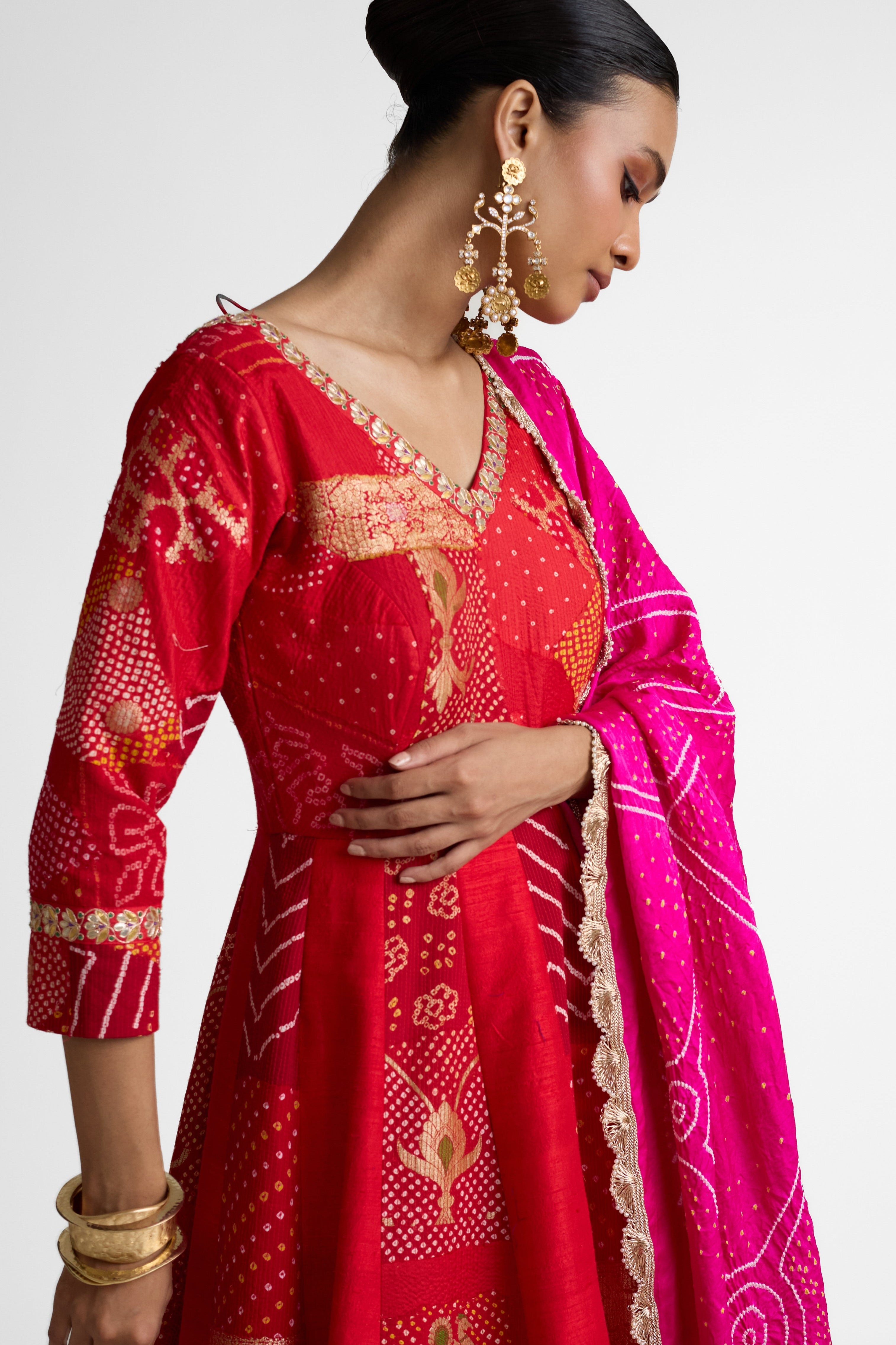 Boro Floor Length - Red