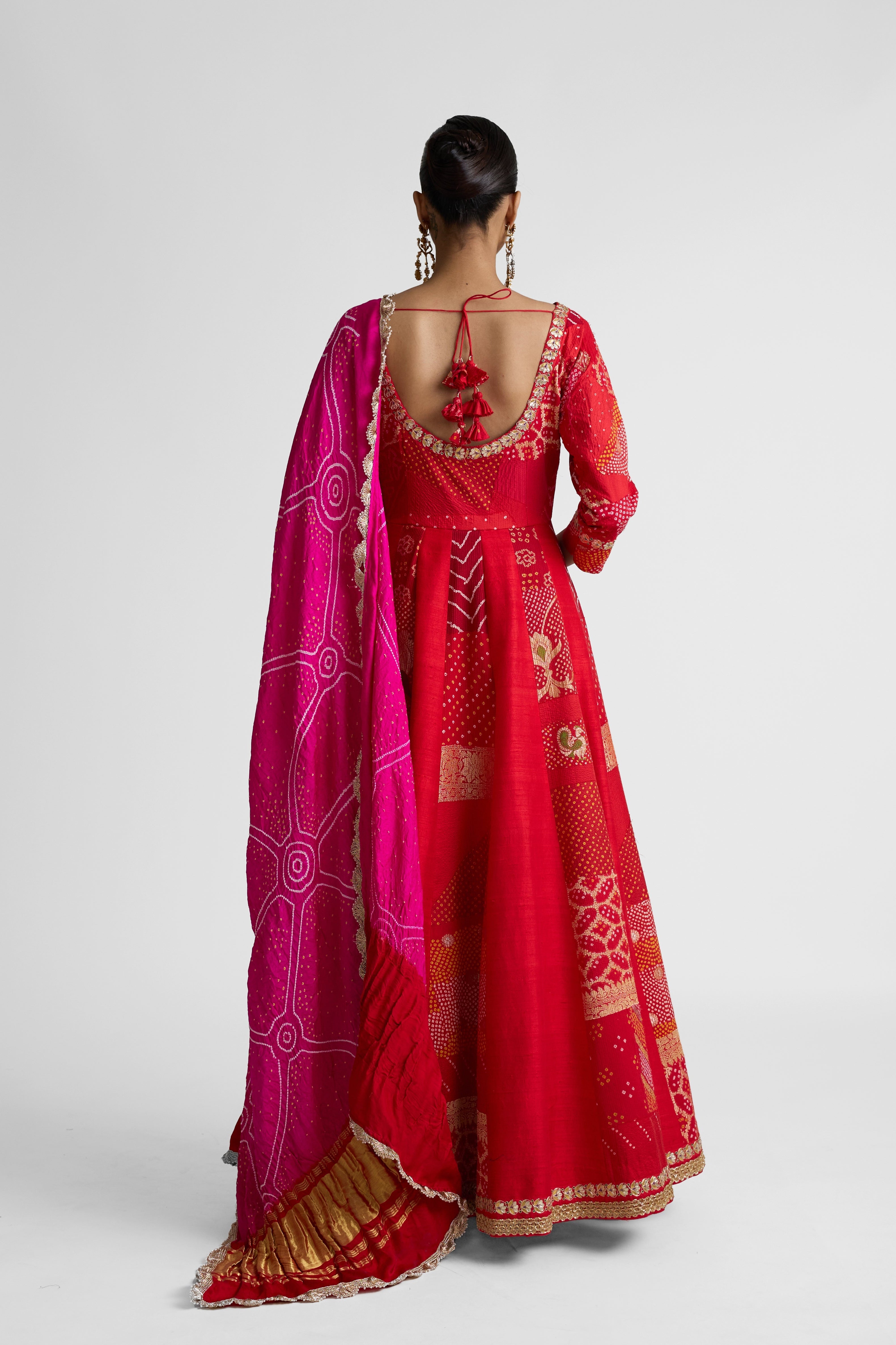 Boro Floor Length - Red
