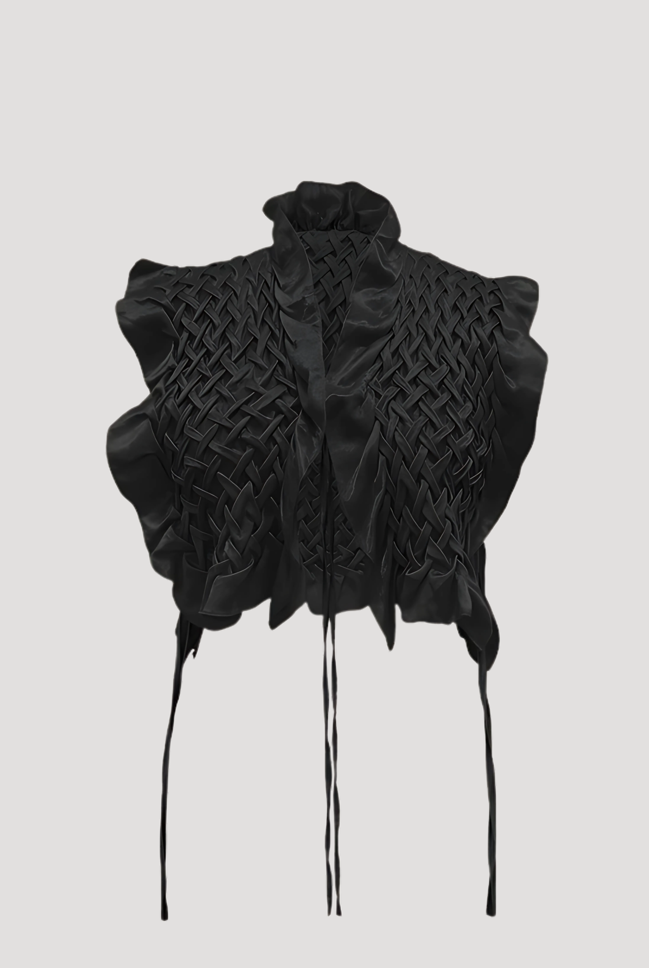 Phoenix Mashru Bib in Black