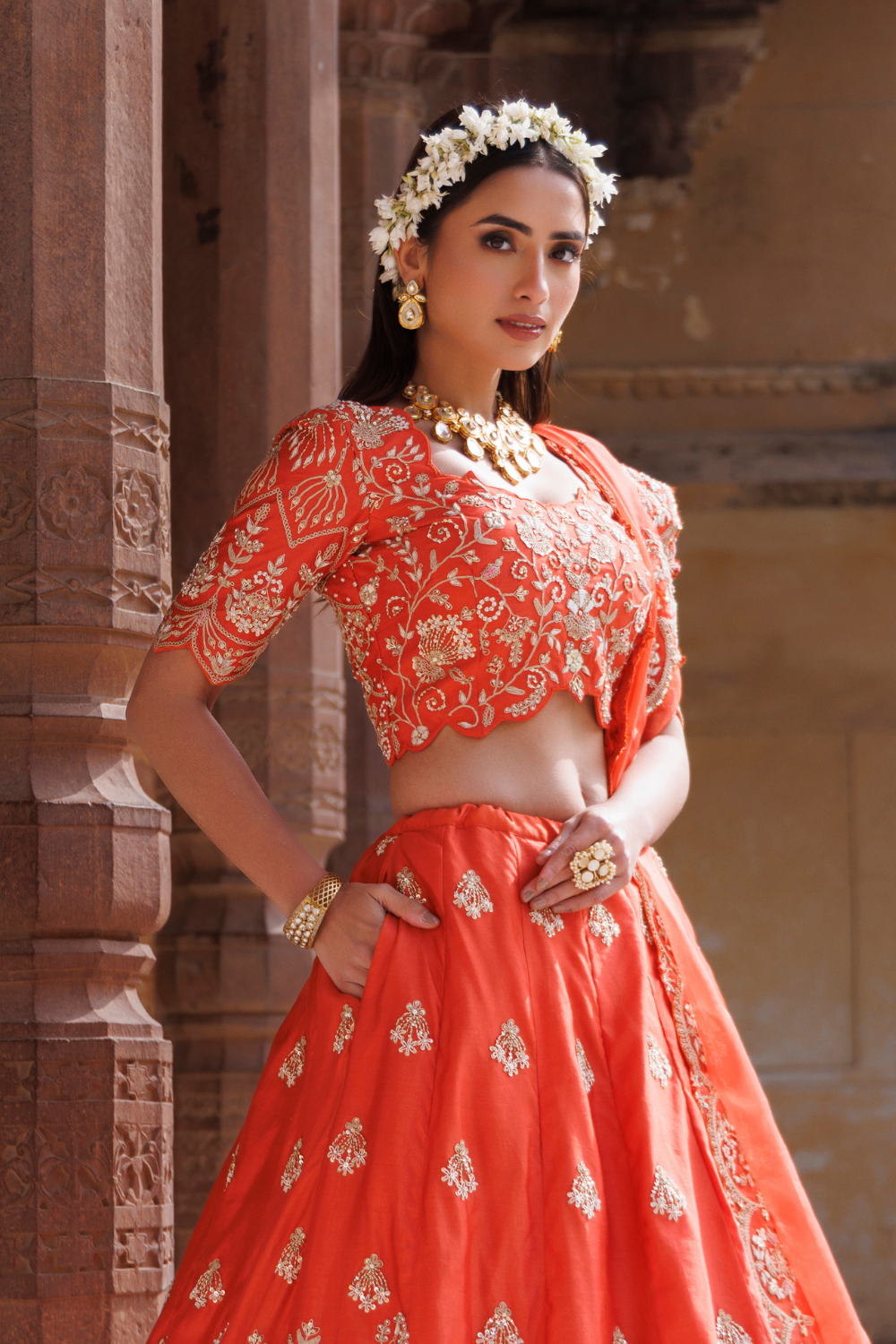 Sunlit Symphony Lehenga Set