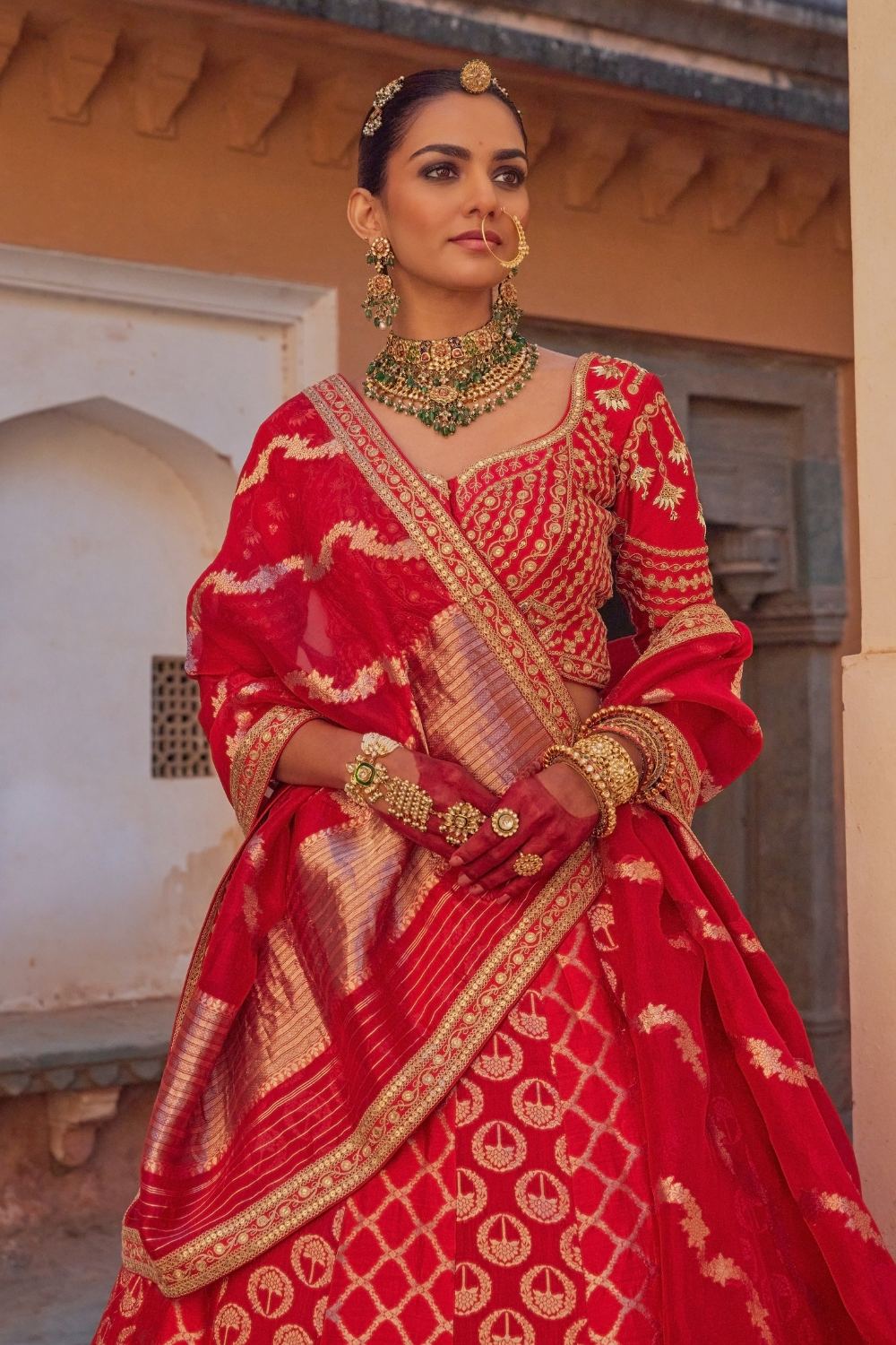 Meera Banarasi Lehenga set