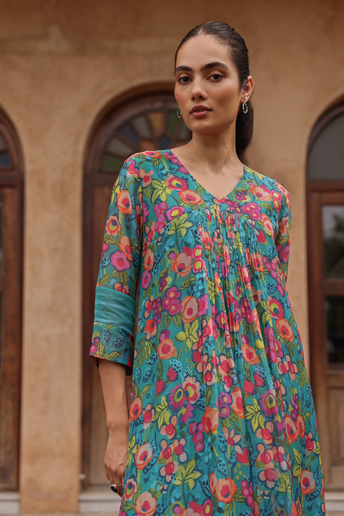 Teal Bloom Co-ord Set