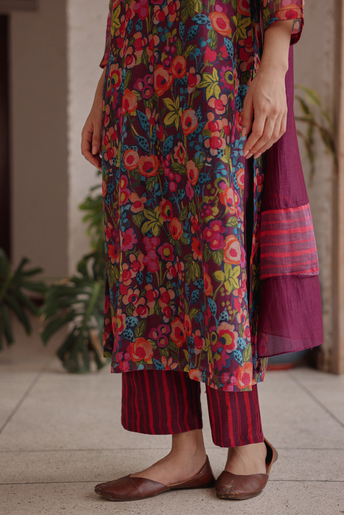 Amethyst Bloom Kurta Set