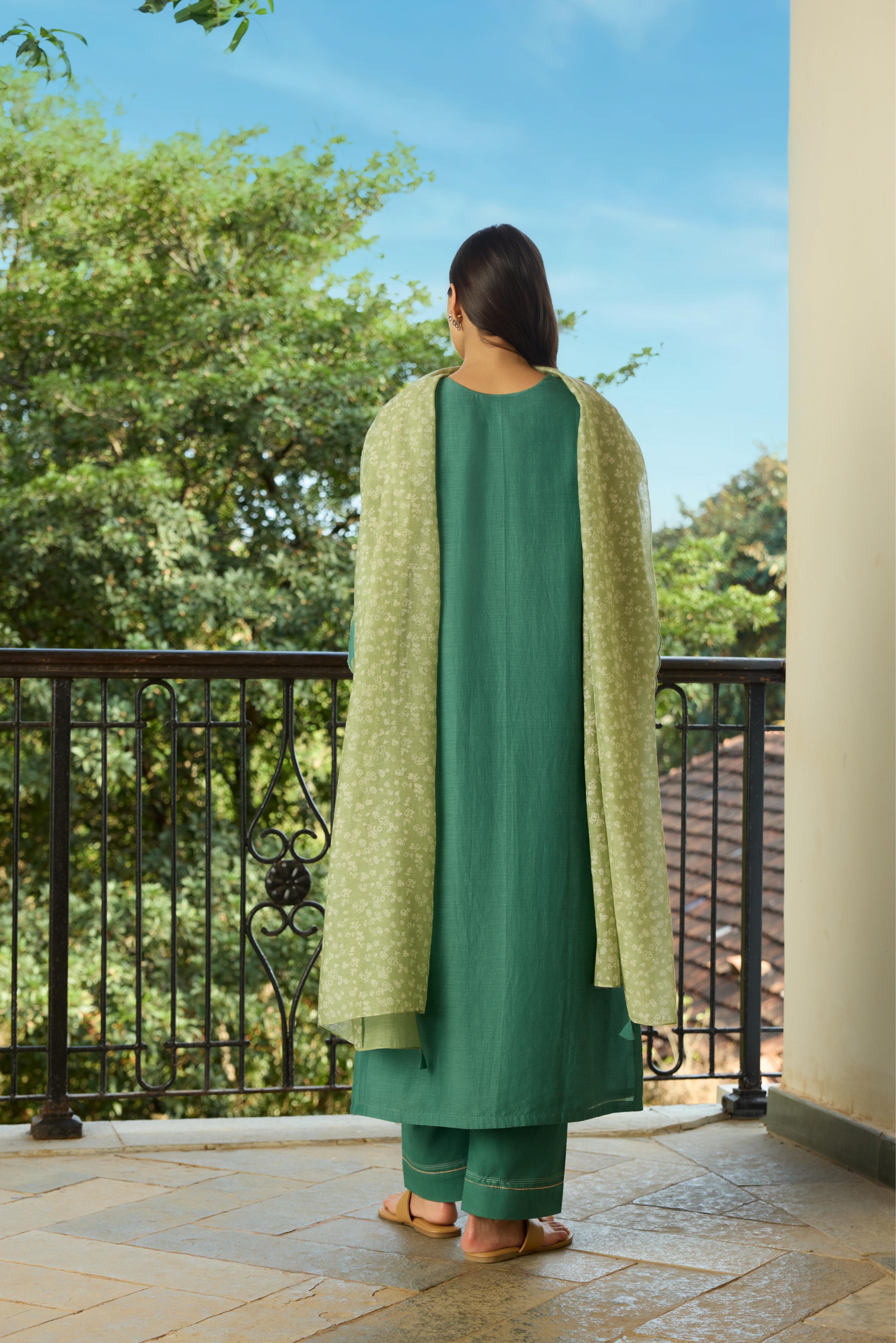 Jade Applique Kurta SeT