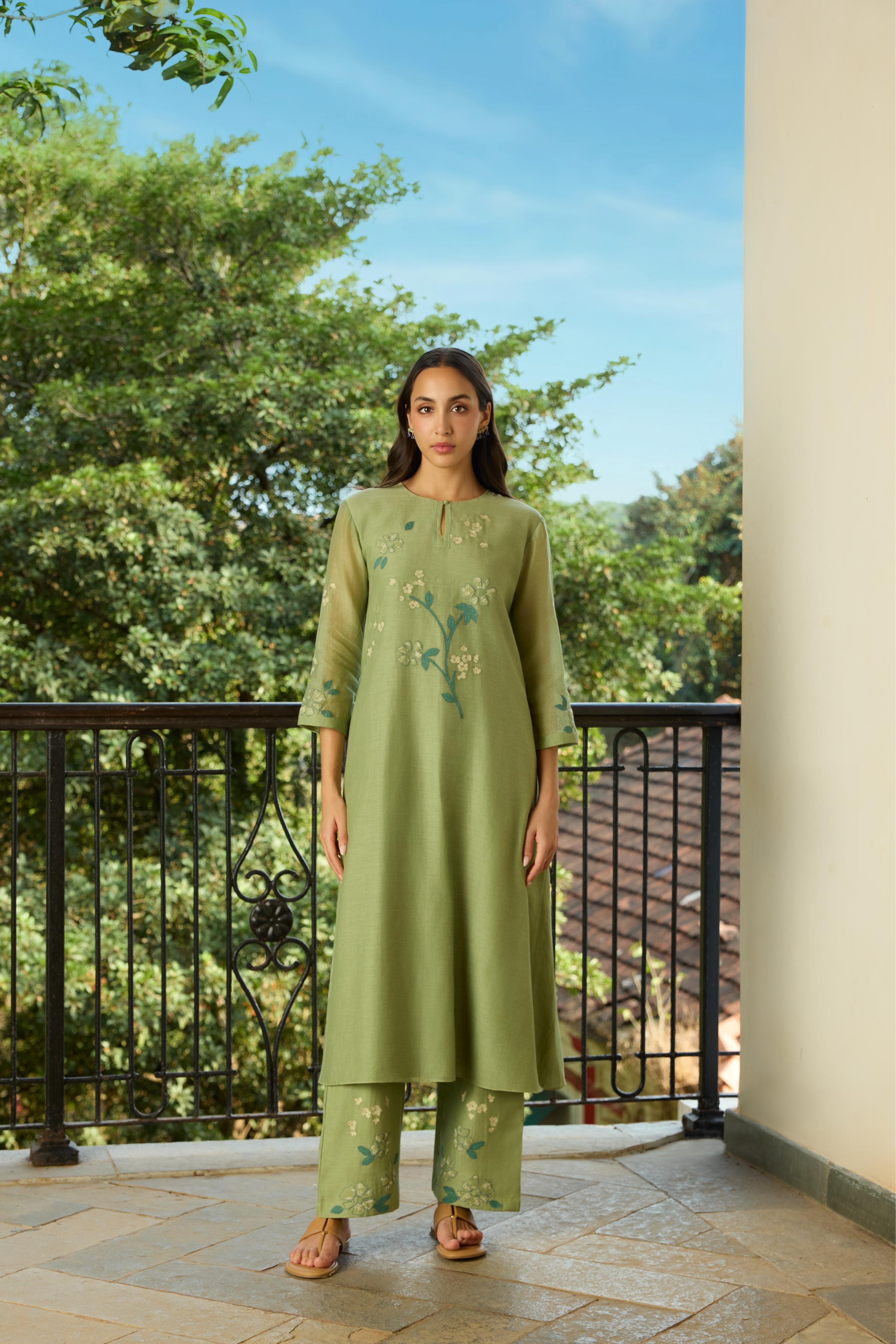 Sage Applique Co-ord Set