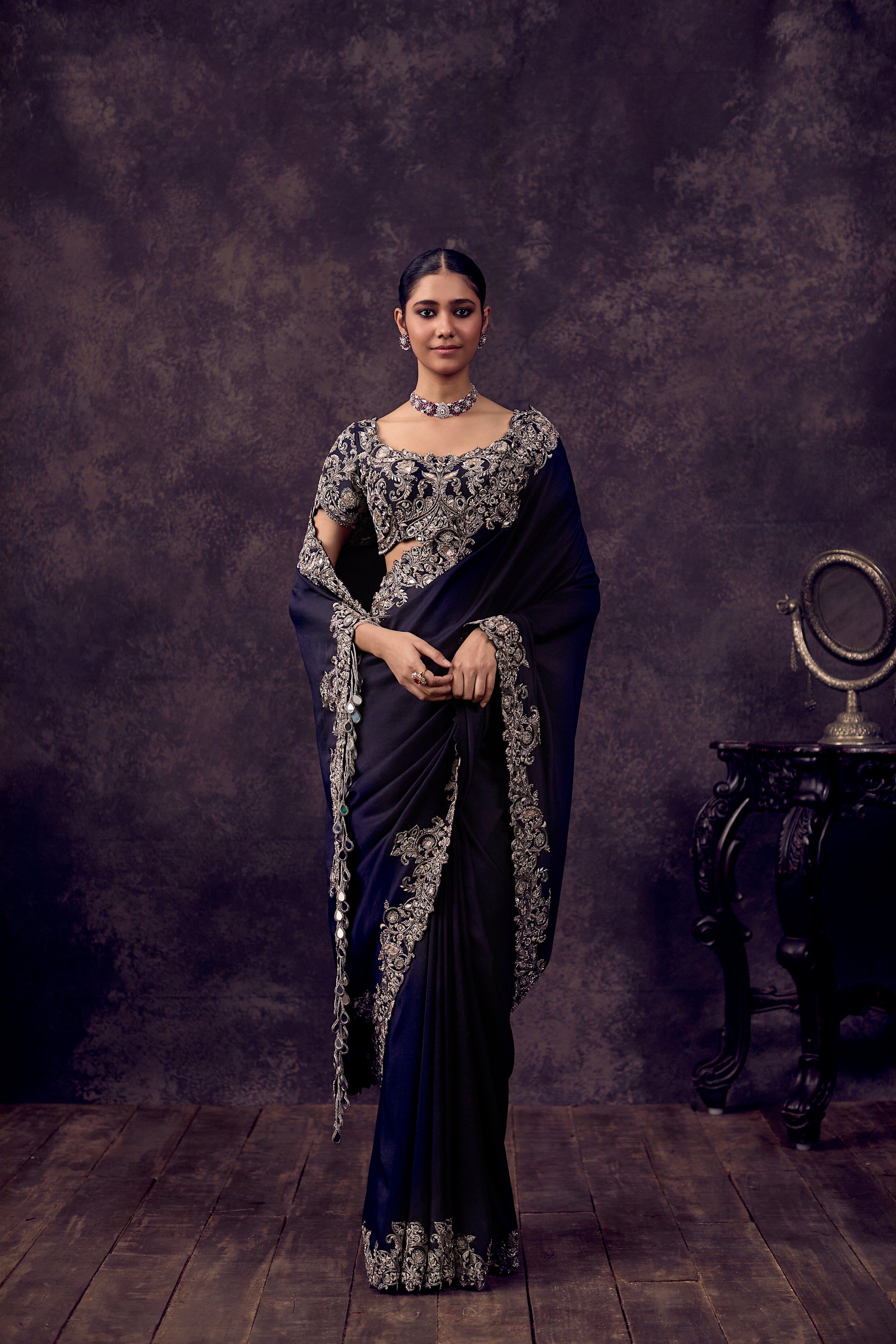 SN MIRROR SAREE