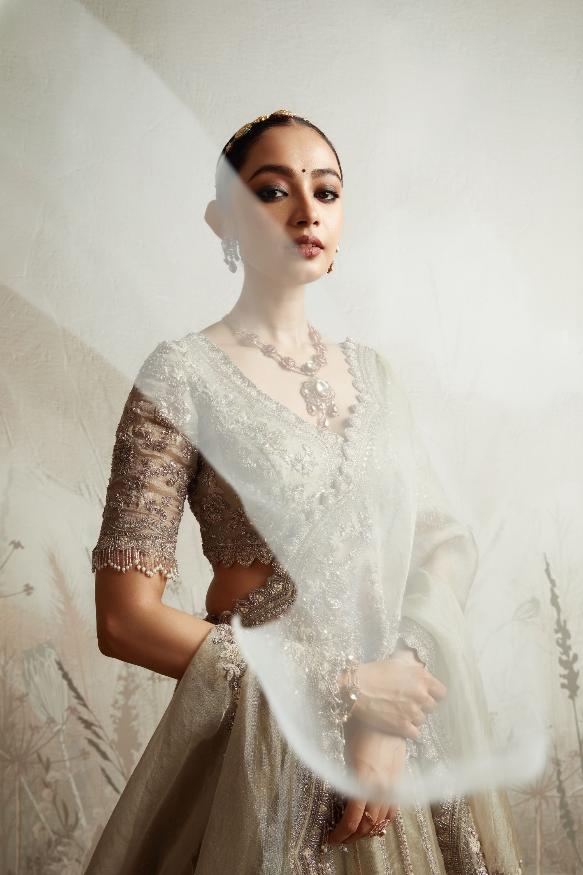 AM TEMPLE DORI LEHENGA