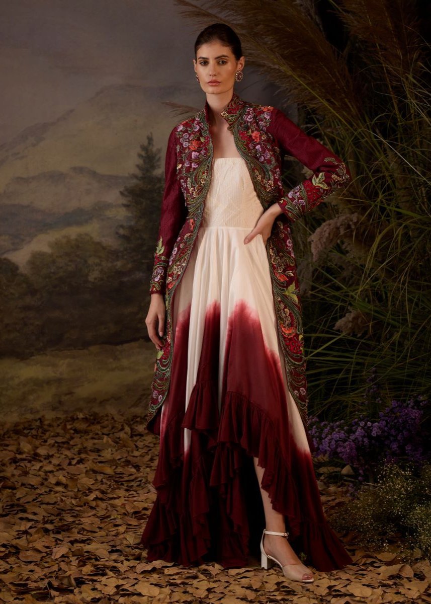 https://cdn.shopify.com/s/files/1/0088/3441/6706/files/a-maroon-cotton-silk-jacket-with-floor-length-ruffle-dress-off-shoulder-neck-line-7103038.jpg?v=1752388664