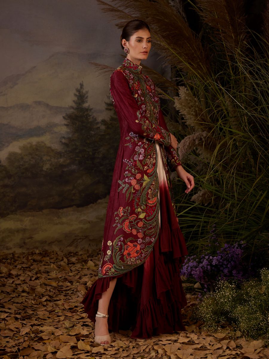 https://cdn.shopify.com/s/files/1/0088/3441/6706/files/a-maroon-cotton-silk-jacket-with-floor-length-ruffle-dress-off-shoulder-neck-line-8150000.jpg?v=1752388665