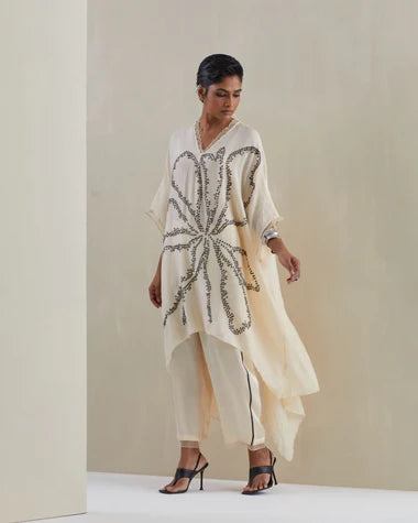 Ecru Kaftaan Set