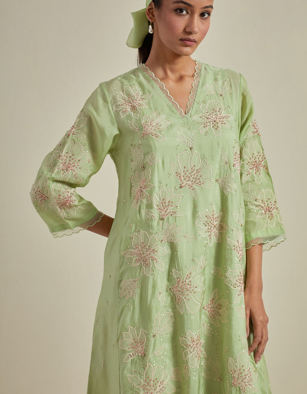 Mist Straight Kurta Set