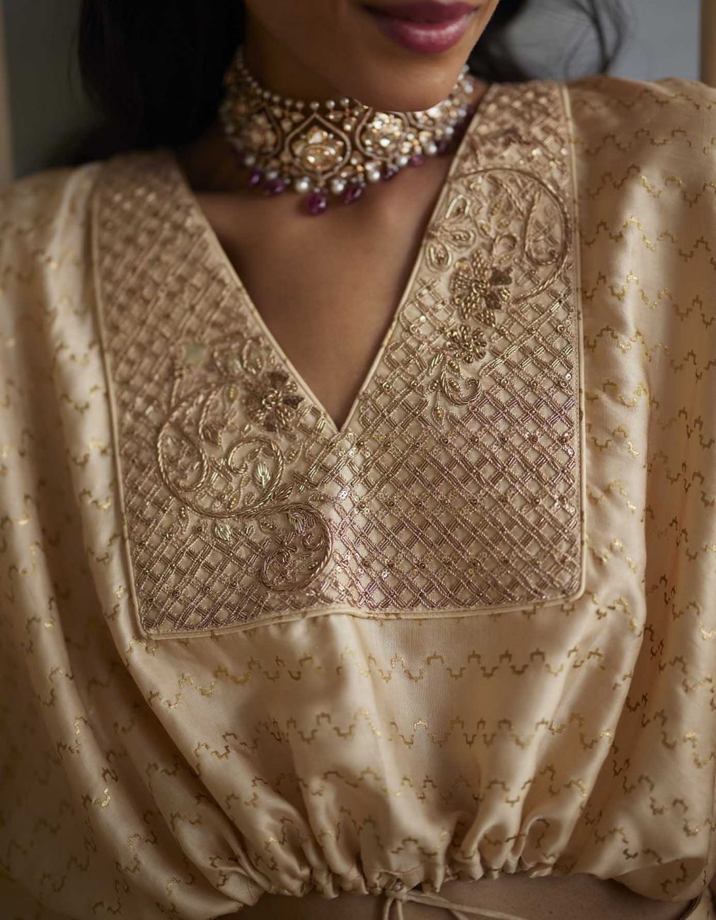 Buttercup Loose Top Paired With Skirt