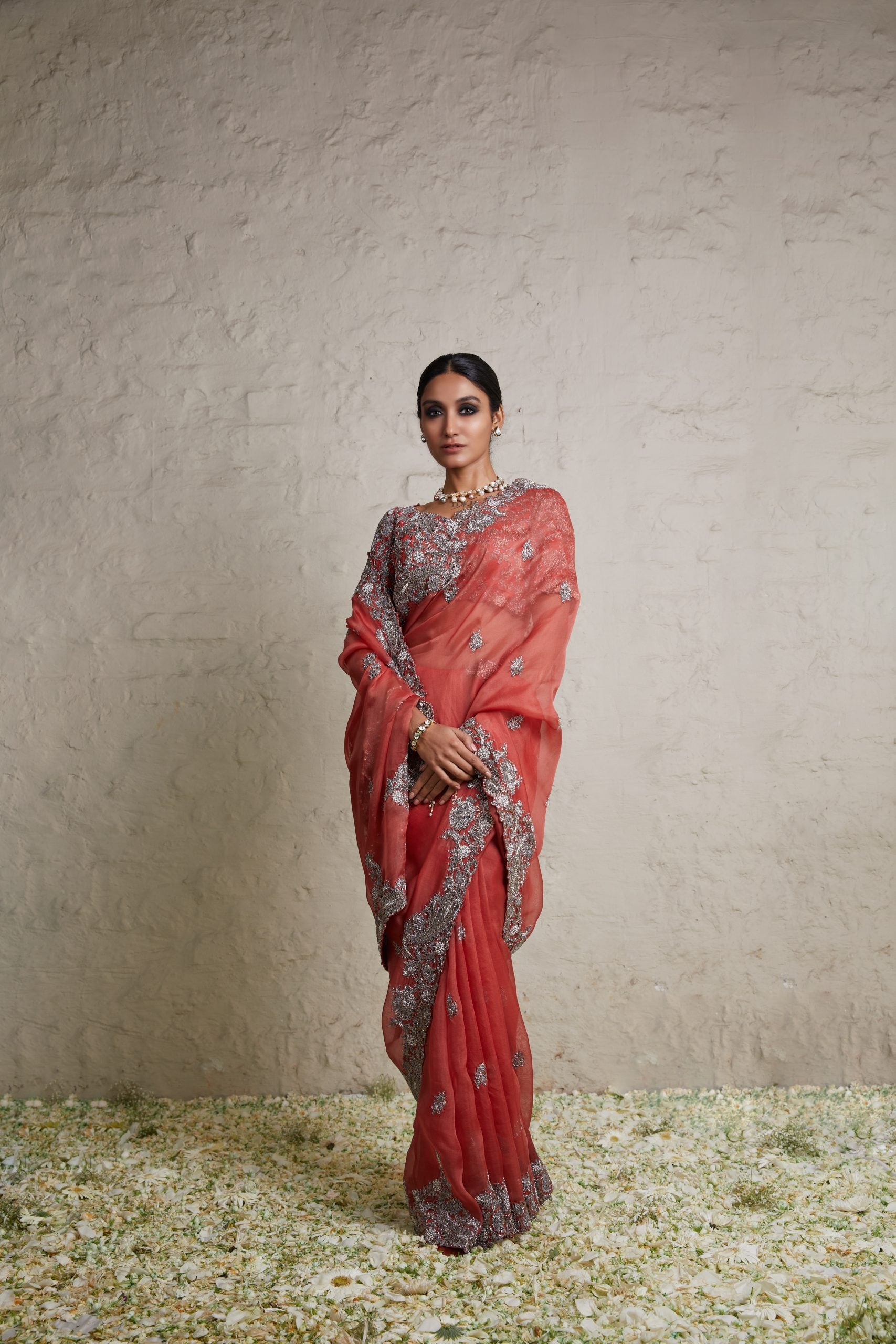Deep Rust Silk Saree