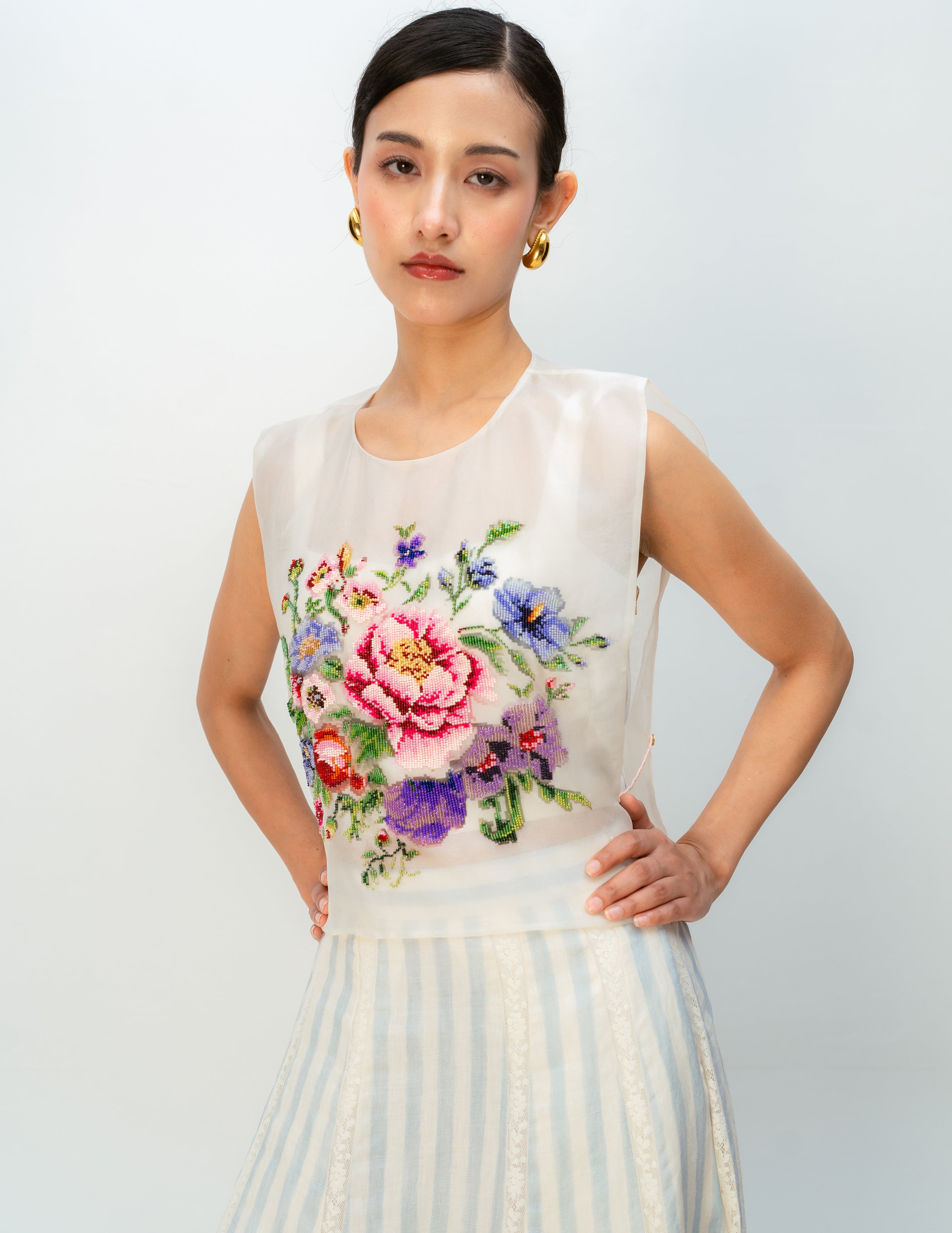VANILLA BLOOM BIB