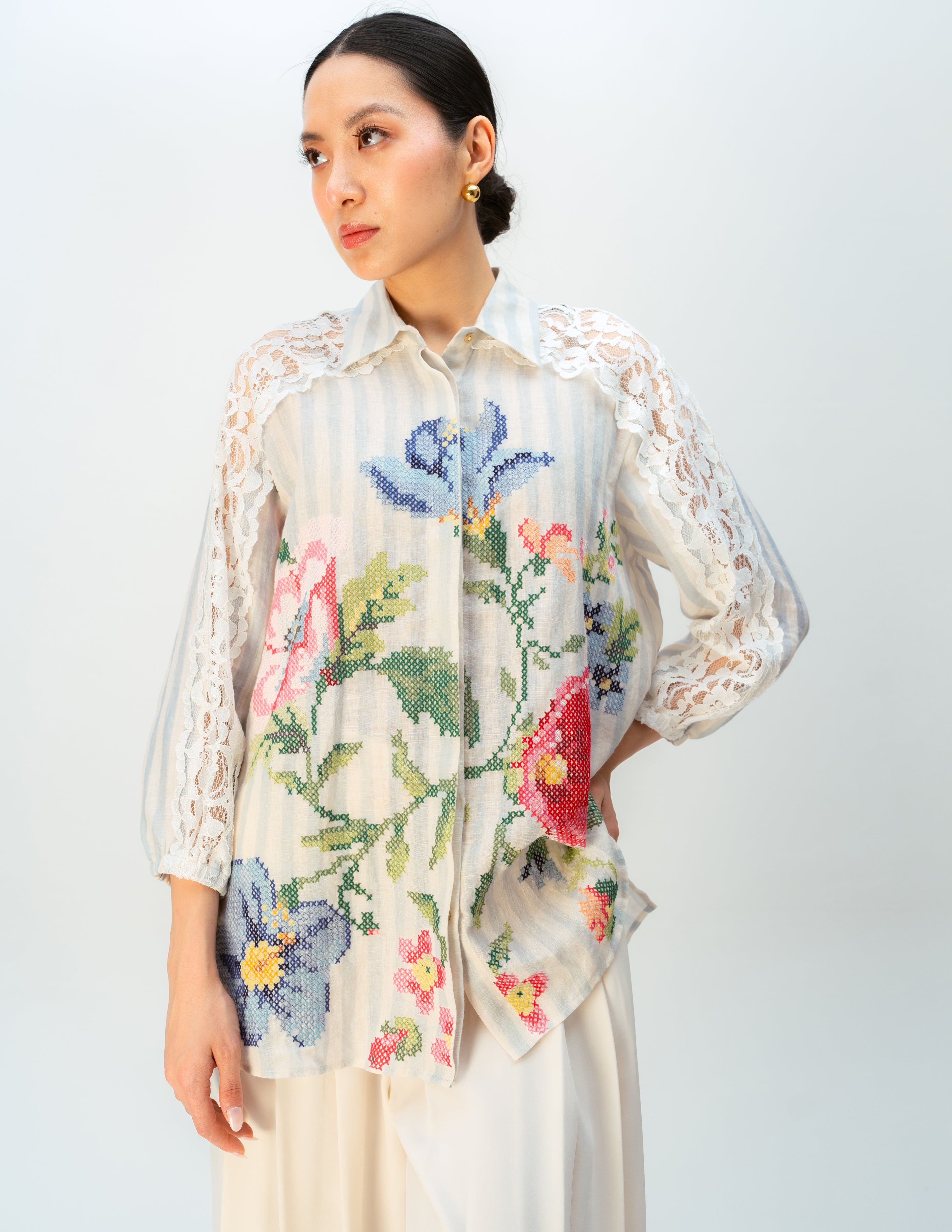 BLUSHING PETAL SHIRT