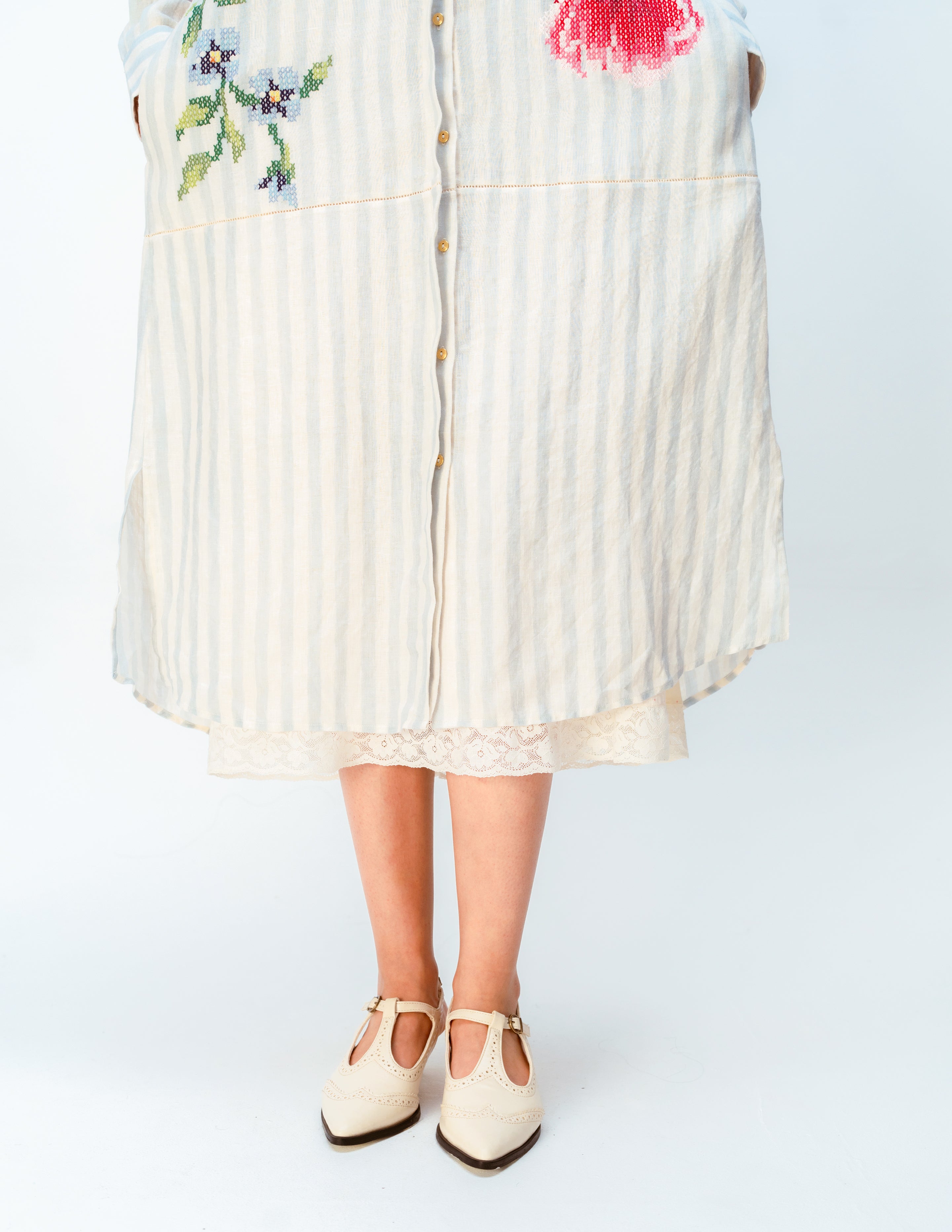 CLOUDED RIBBON DRESS