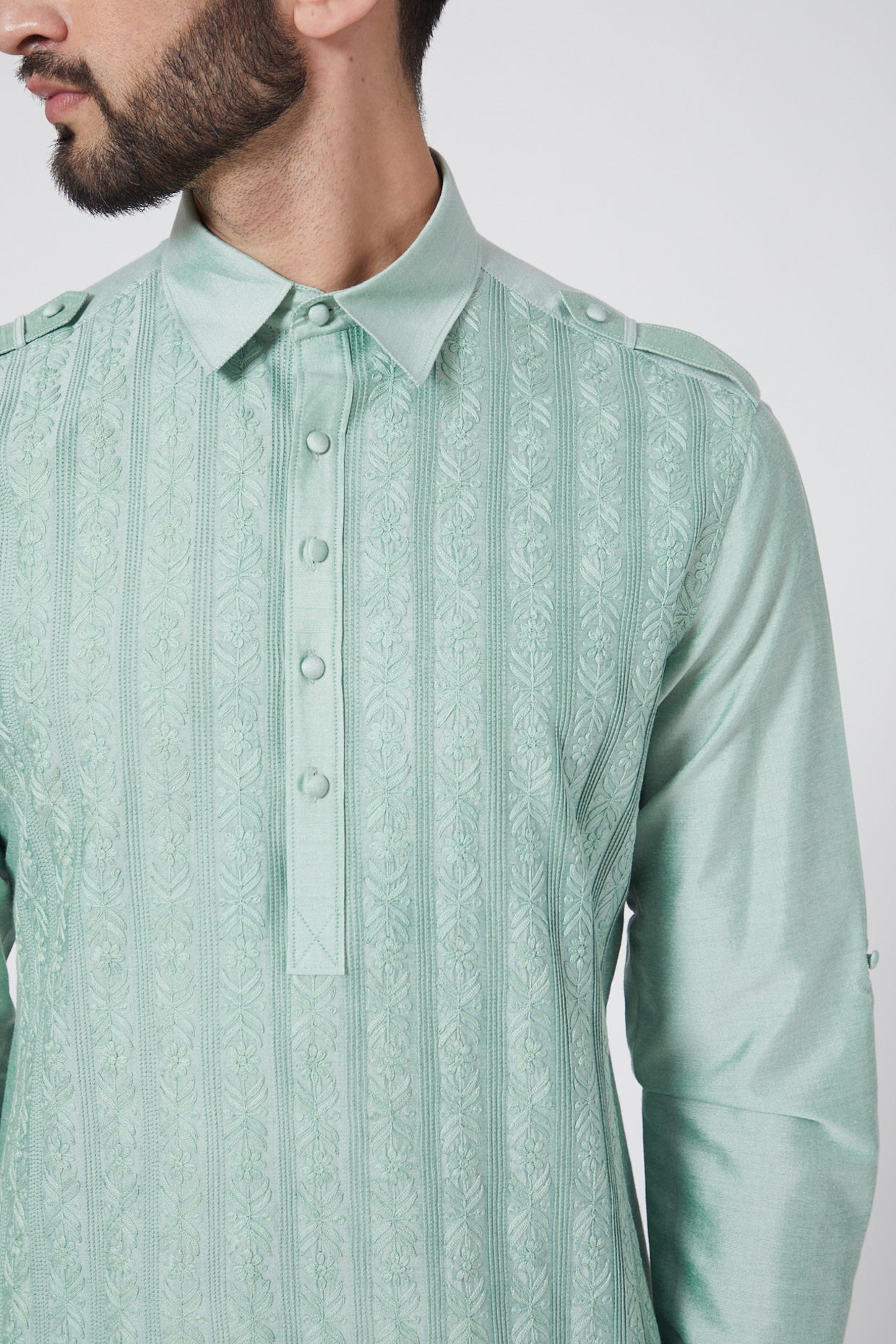 Light Blue Short Kurta