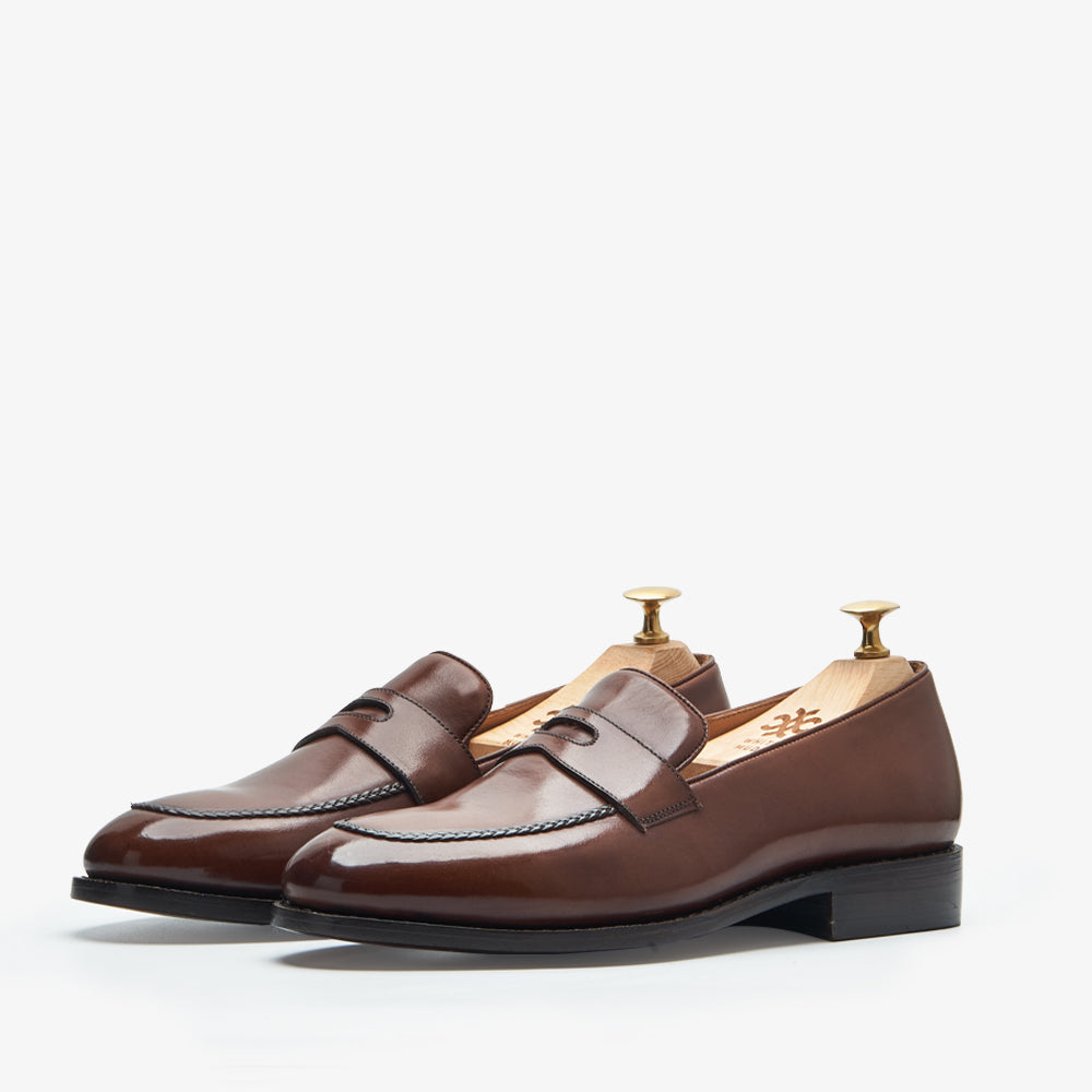 Brown Upper Material Slip-on Cardiff Shoes