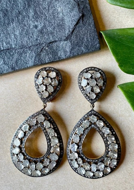 Enigma Uncut Diamond Earrings