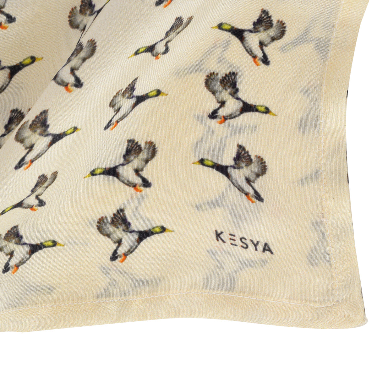 Mallard Silk Pocket Square