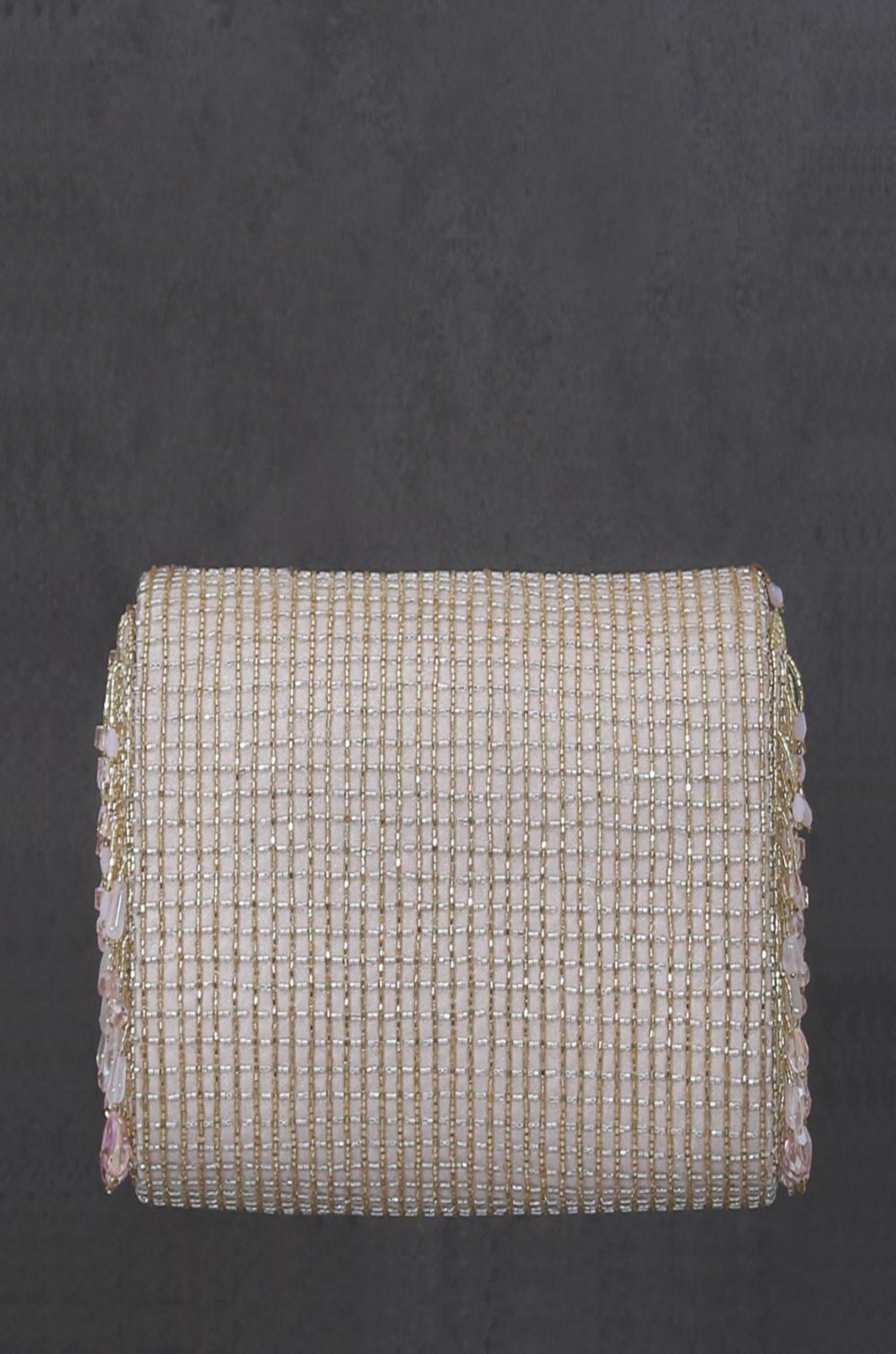 Opal Flapover Clutch Rose Quartz Pink