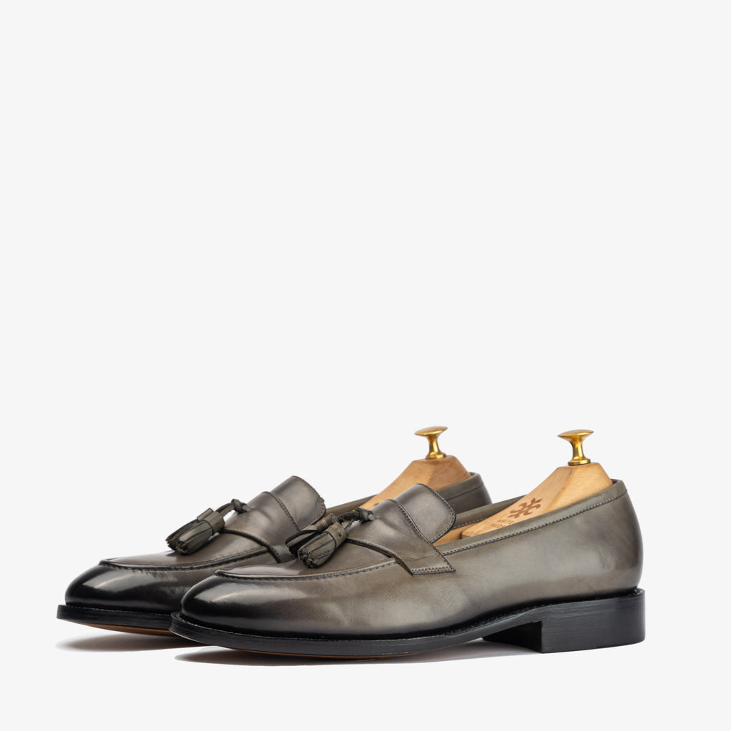Grey Upper Material Southwark Tassel Shoes