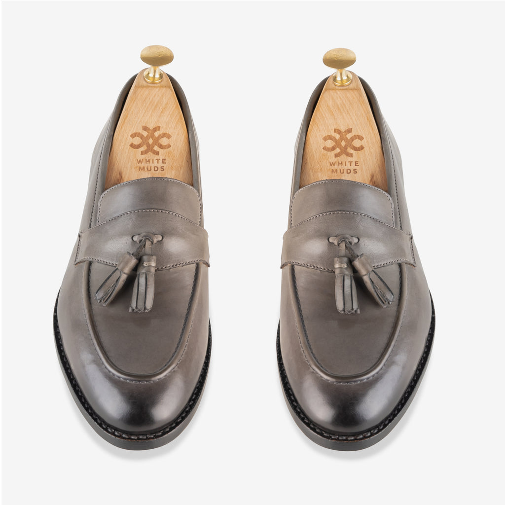 Grey Upper Material Southwark Tassel Shoes