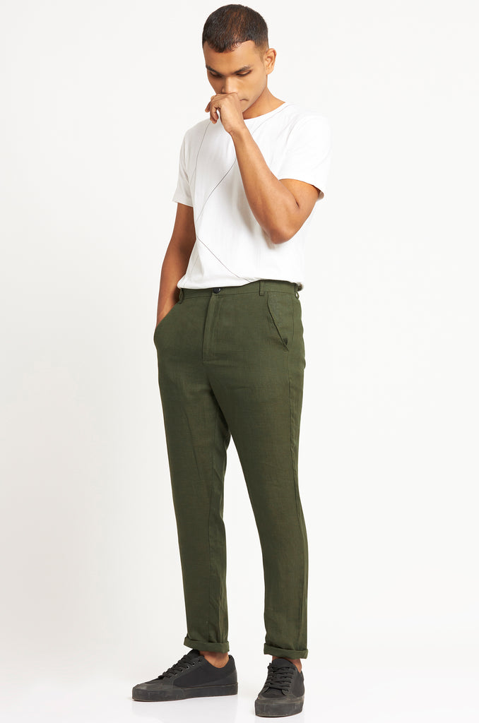 SOLID GREEN TOCO-TROUSER