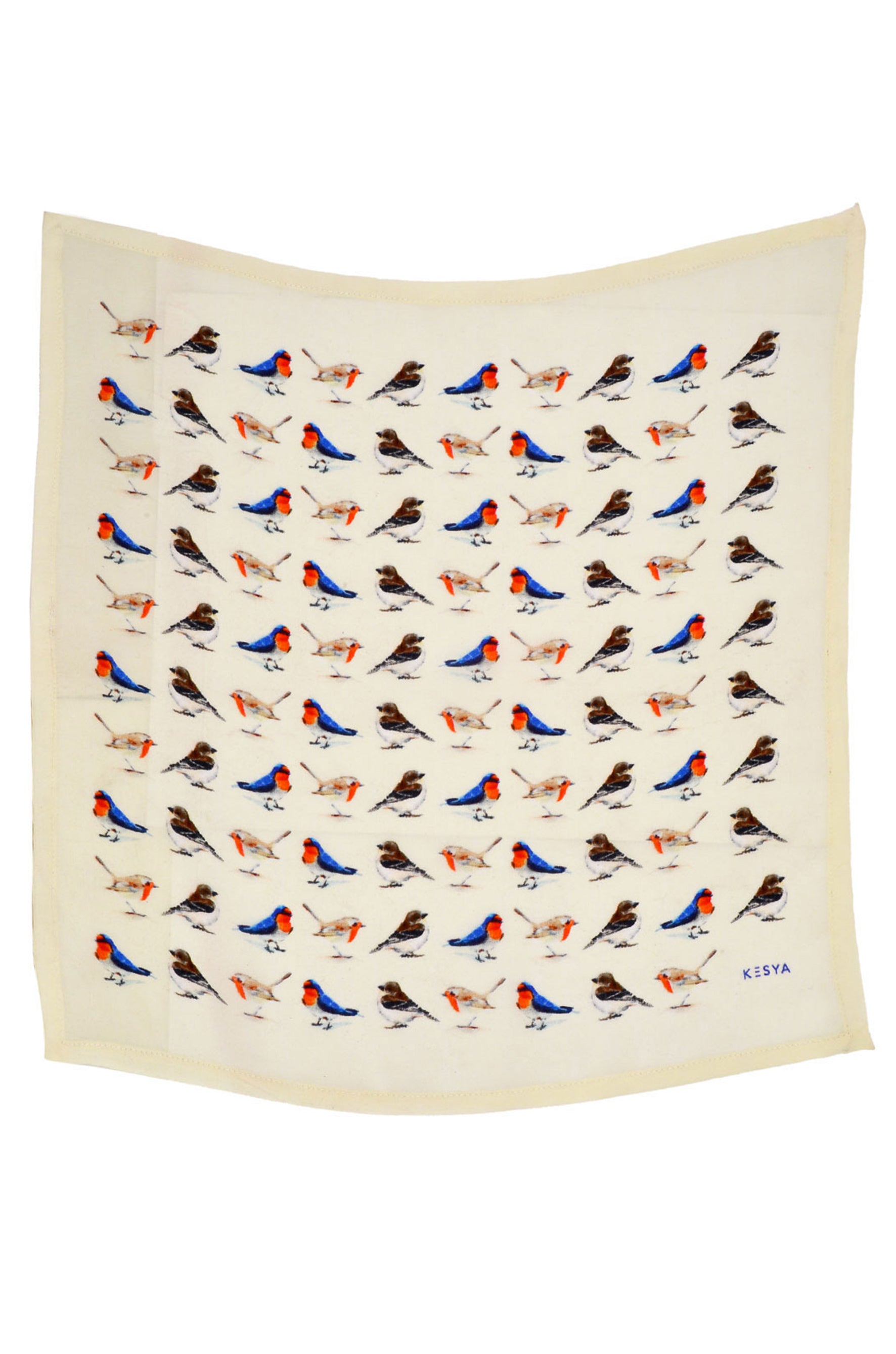 Game birds pocket square