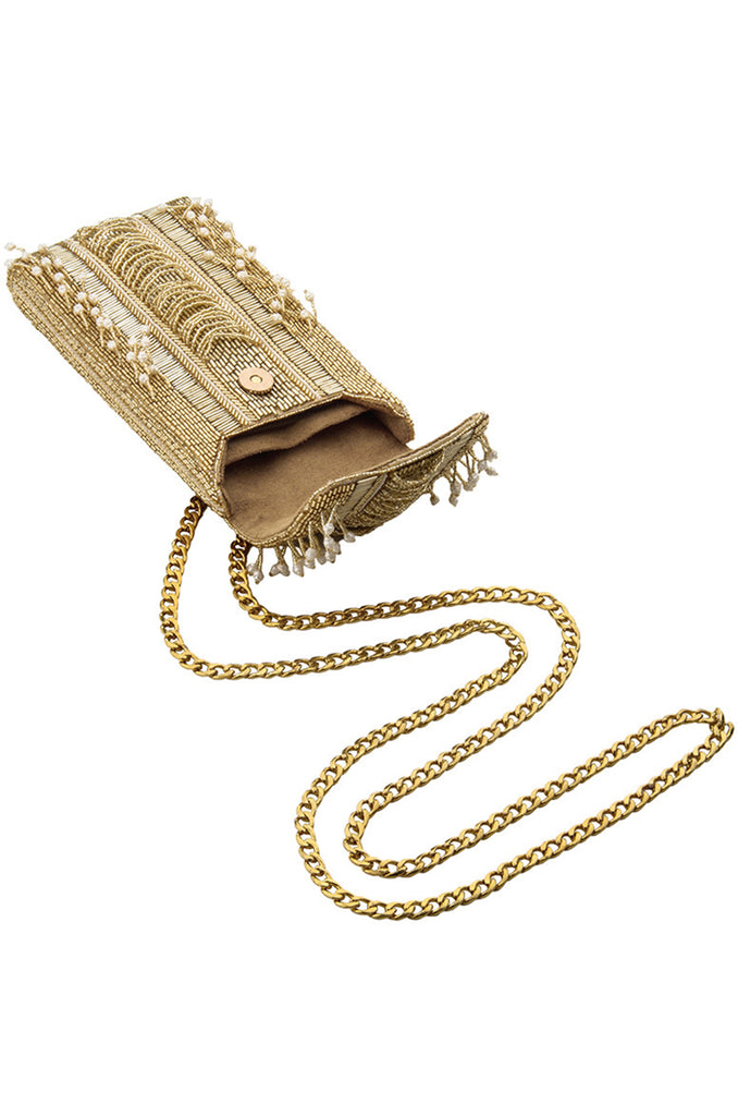 Ruche Mobile Pouch Peerless Gold