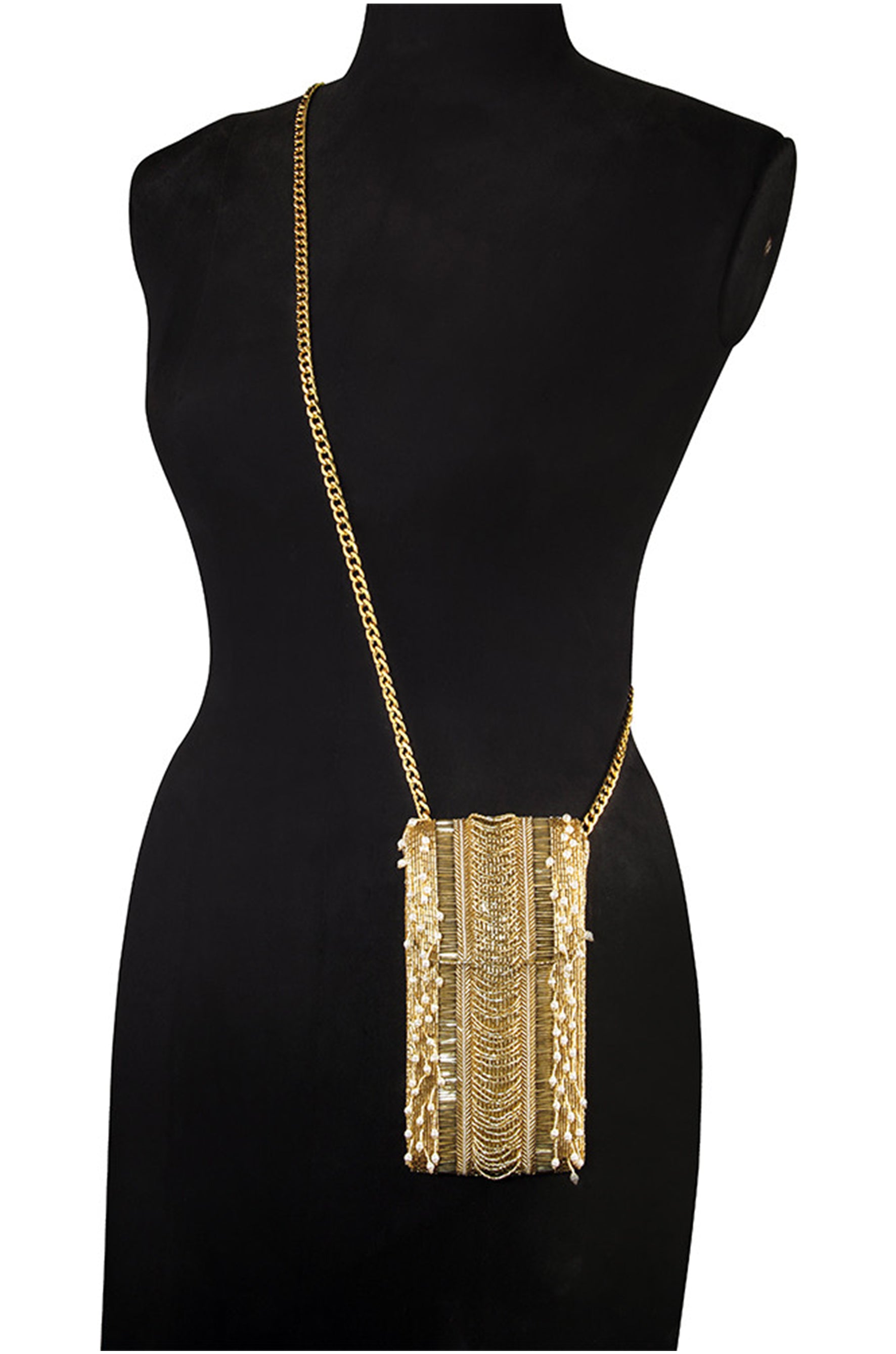 Ruche Mobile Pouch Peerless Gold