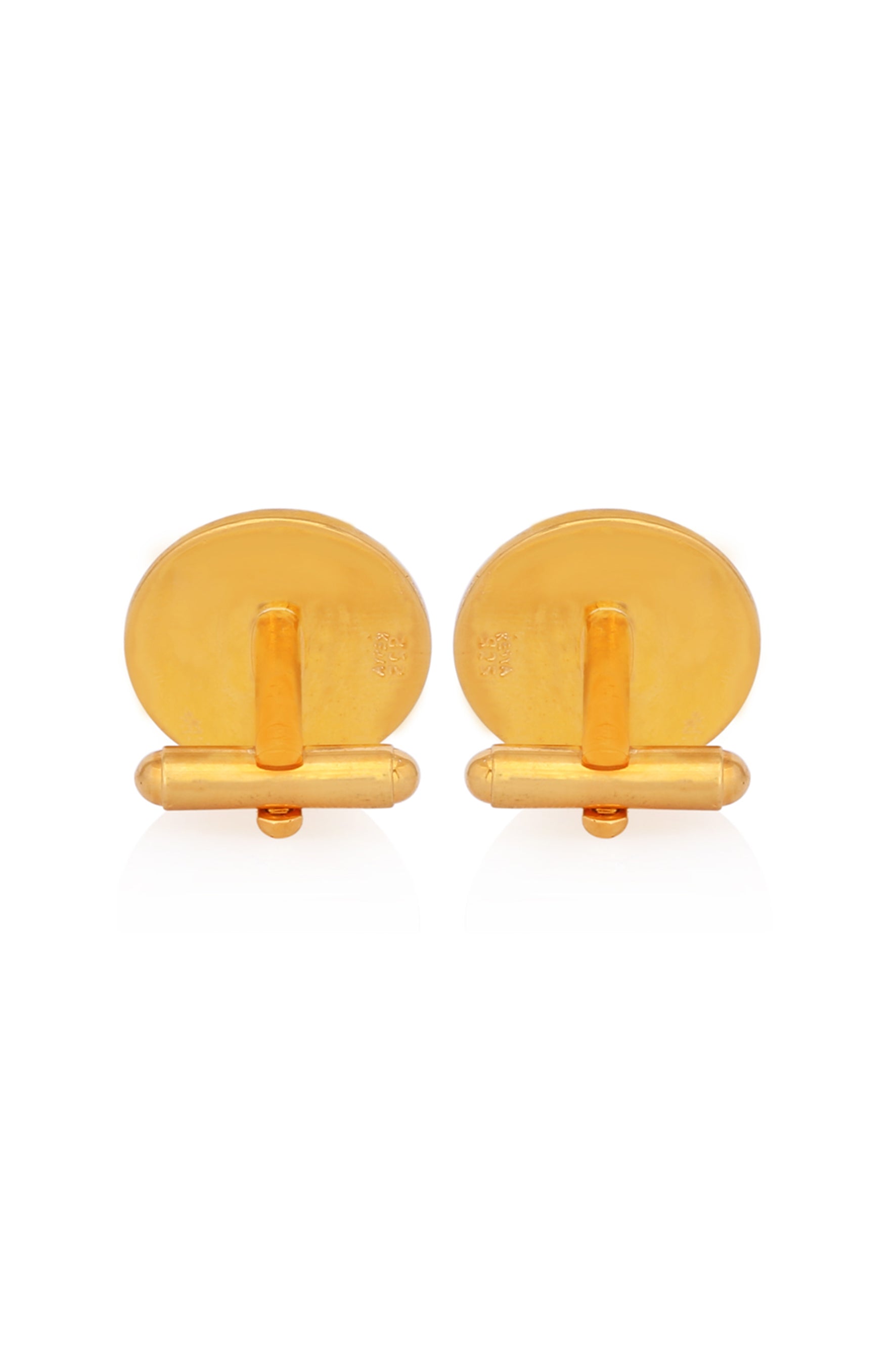 BLUE PEACOCK CUFFLINK