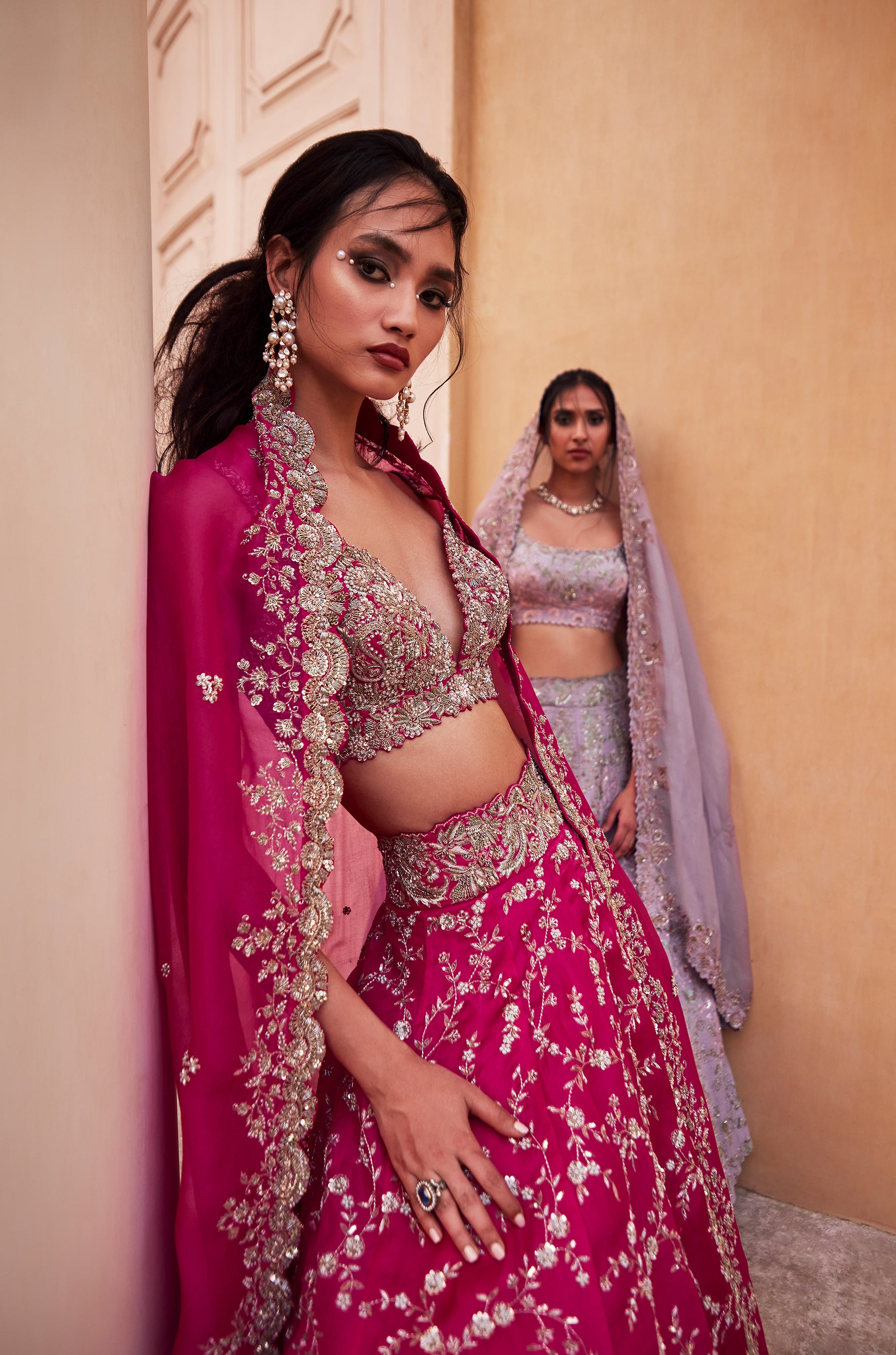 Lata Pearl Lehenga