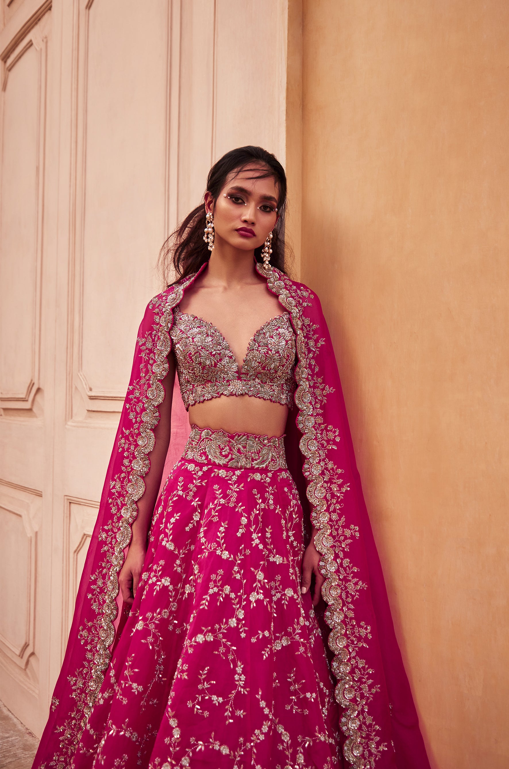 Lata Pearl Lehenga
