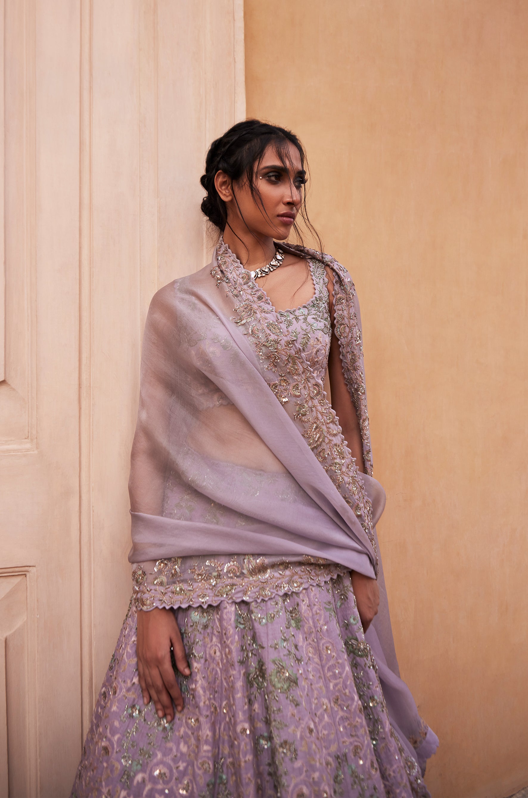 Leela Florette Lehenga